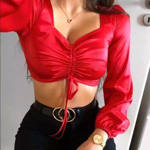 Pasión Crop Blouse❤️